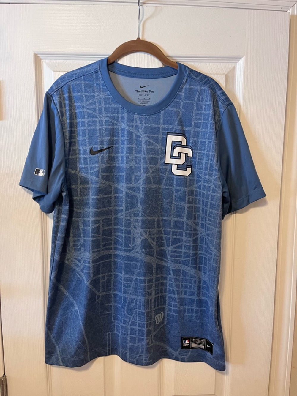 Nike Men’s Blue Graphic Athletic Jersey with OC Logo